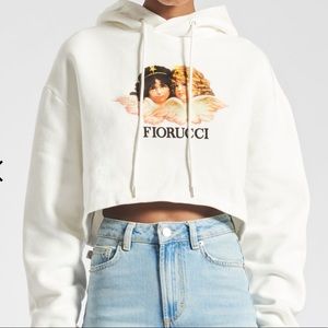 Fiorucci Angels Crop Hoodie